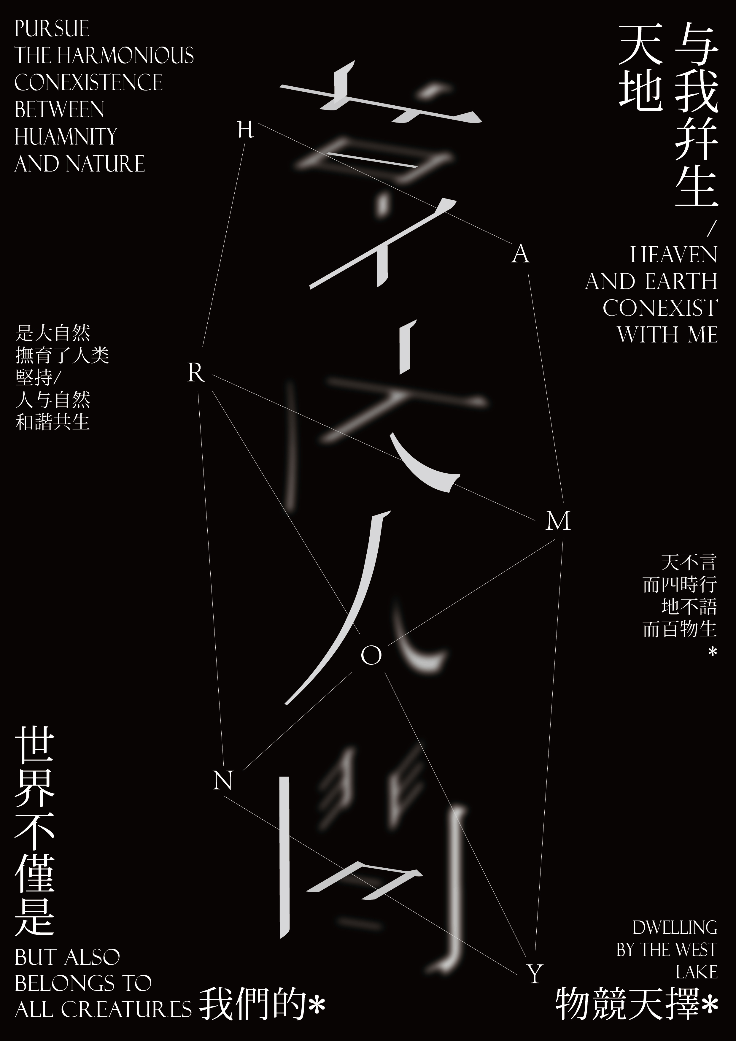 Grass and Human World Poster